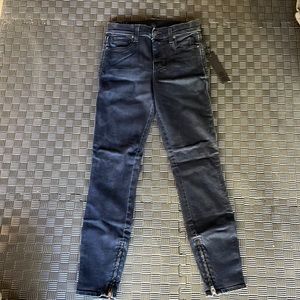 Ksubi Navy Color Medium High Rise Jeans New